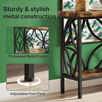 Sofa Table, Industrial Long Sofa Table Behind Couch, Entry Console Table with Storage for Entryway - Comfortable Living Decor