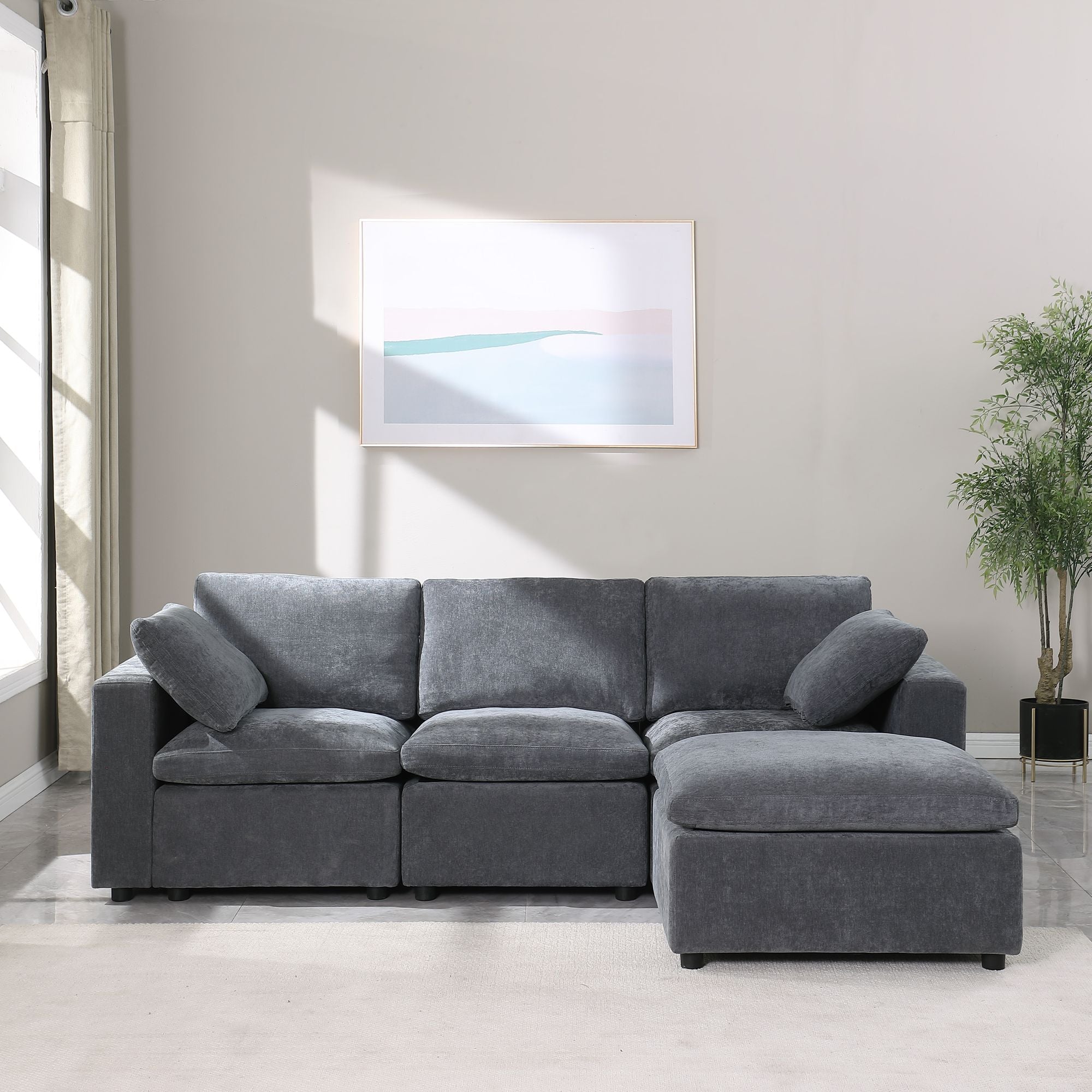 Stylish Modular Sectional Sofa for Comfortable Home Seating - Comfortable Living Decor