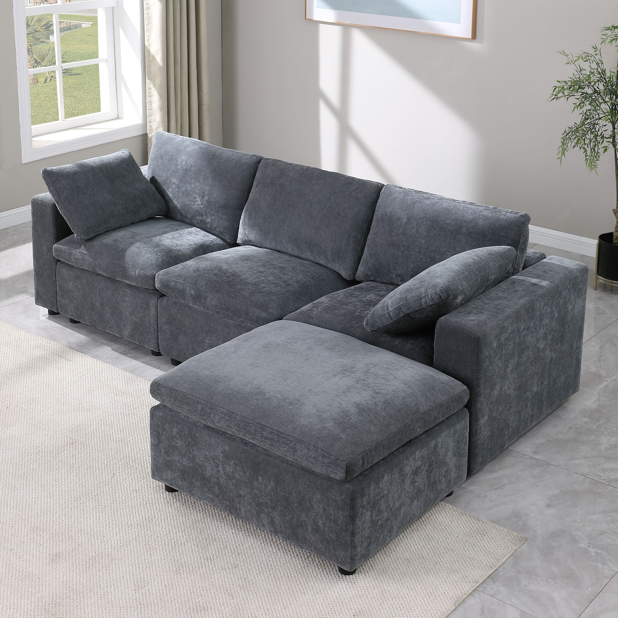 Stylish Modular Sectional Sofa for Comfortable Home Seating - Comfortable Living Decor
