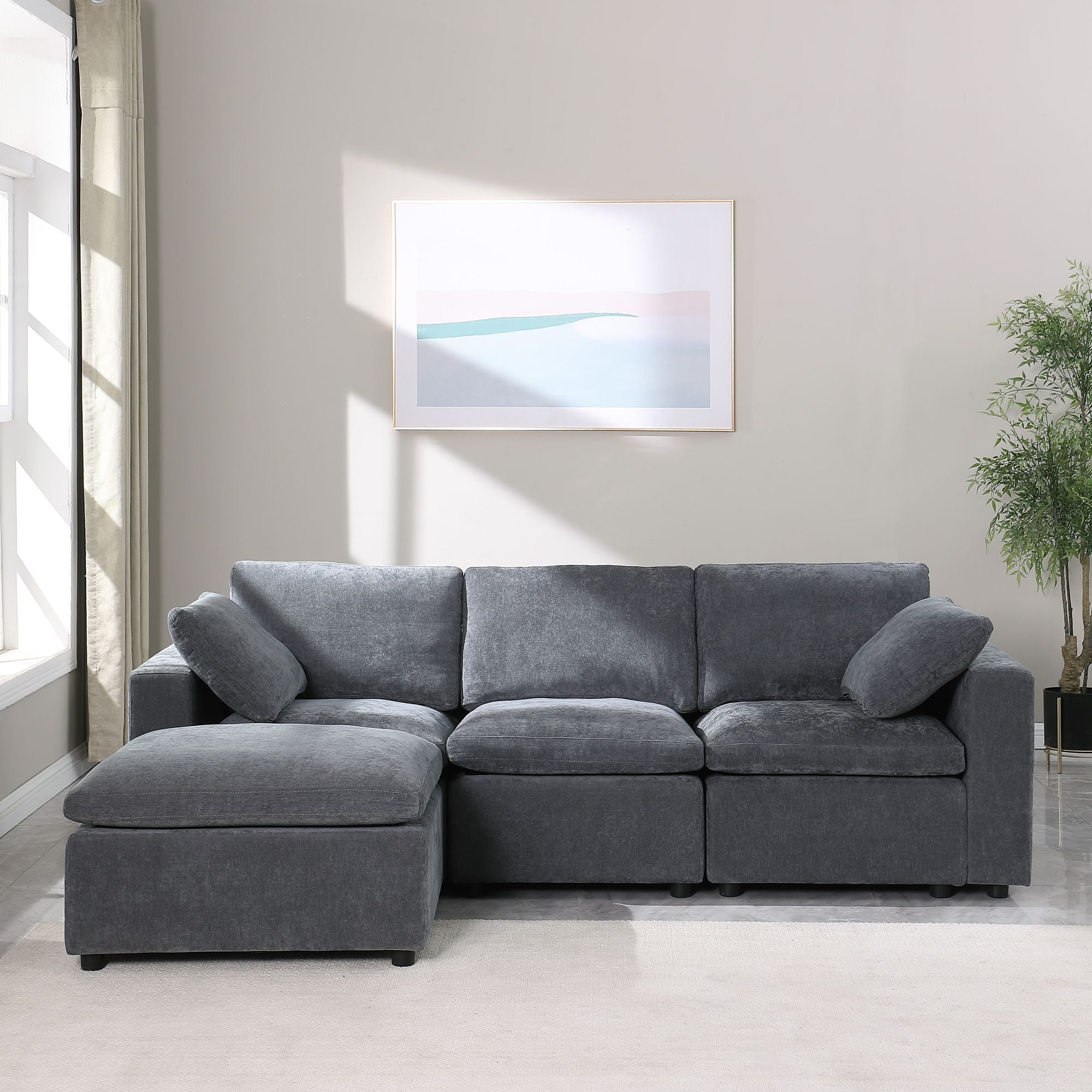 Stylish Modular Sectional Sofa for Comfortable Home Seating - Comfortable Living Decor