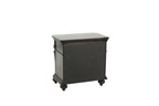 Traditional Antique Walnut 1pc Nightstand Bedroom Furniture Cherry Veneer 2 - Drawers Hanging Pull Bedside Table - Comfortable Living Decor