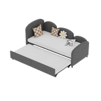 Twin Size Upholstered Daybed with Storage Drawers, Velvet Upholstered Daybed, Modern Sofa Bed Daybed Frame for Bedroom Living Room, Suitable for Living Room, Kids Room, Bedroom (Dark Gray) - Comfortable Living Decor
