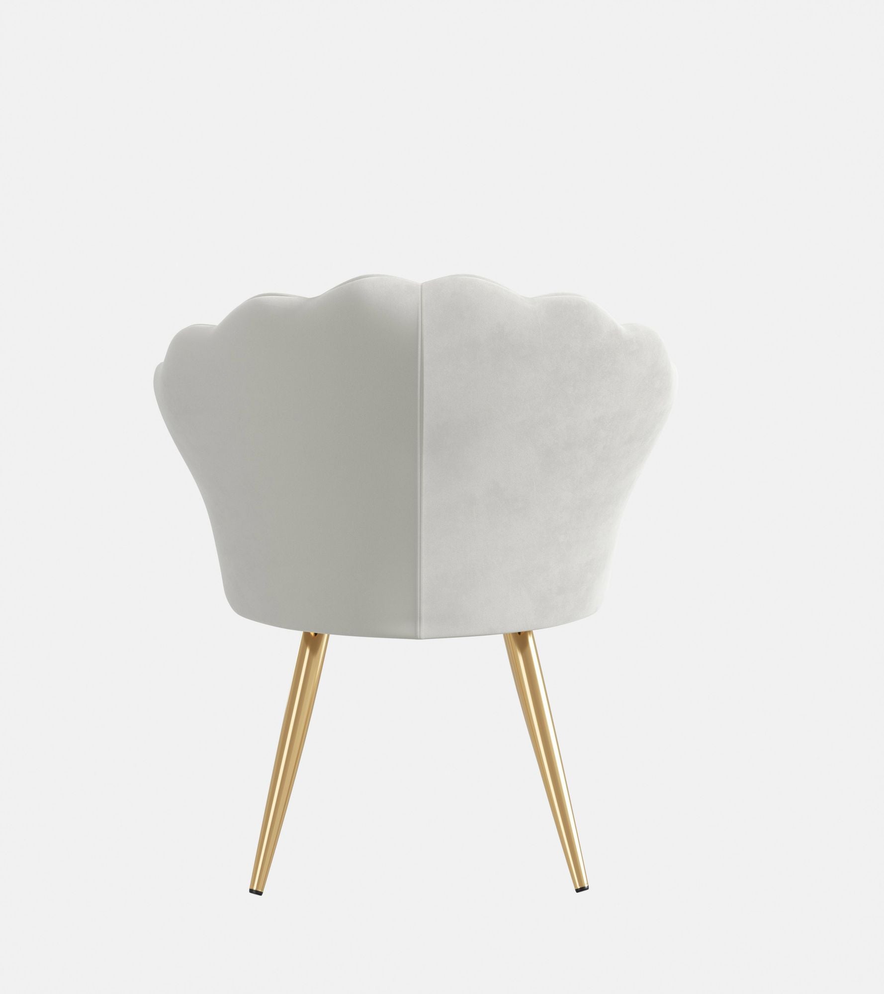 Velvet Accent Chair with Gold Metal Legs, Vanity Chair for Makeup Room, Upholstered Guest Chair for Living Room, Side Chair for Bedroom - Comfortable Living Decor