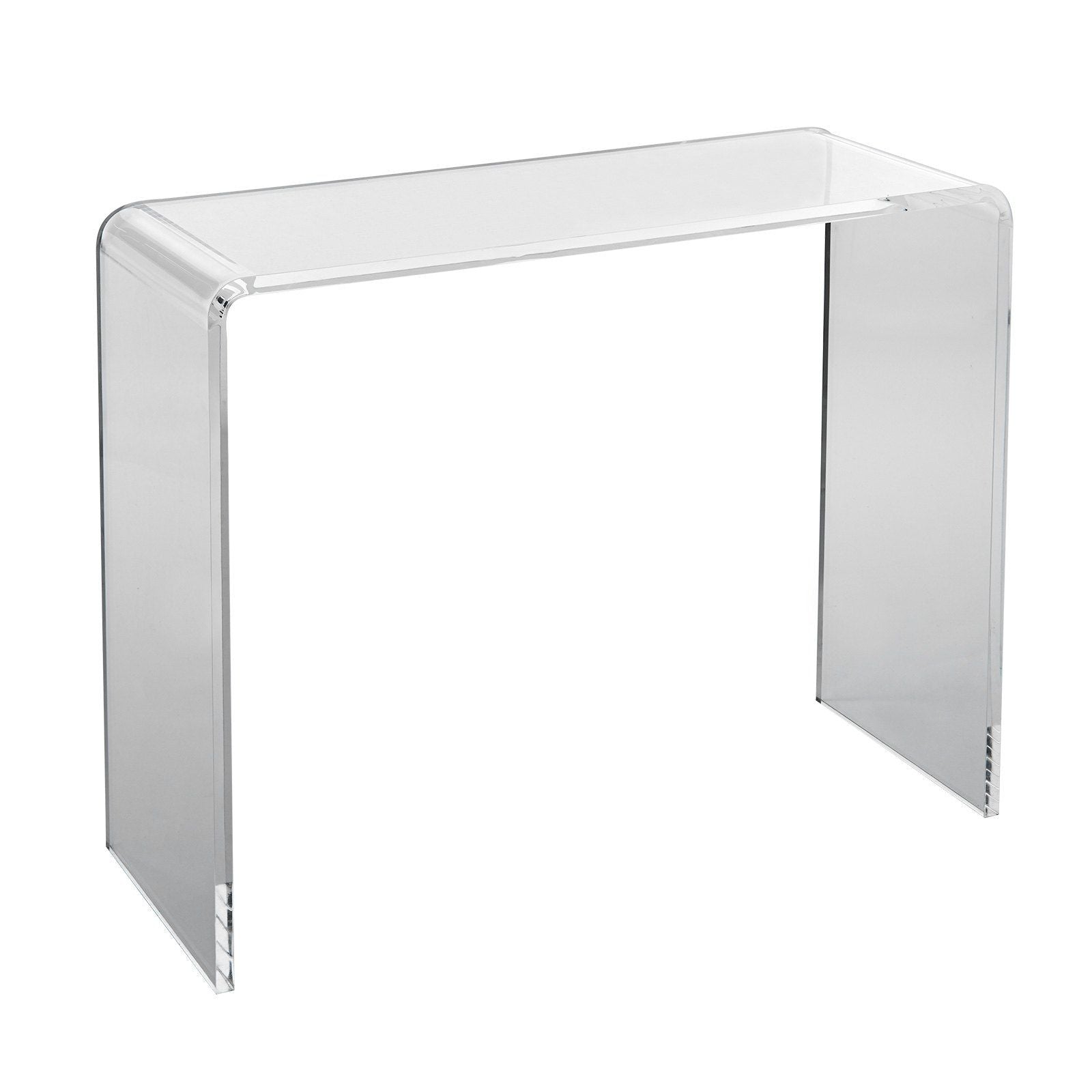 VEVOR Acrylic Console Table, Clear Acrylic End Table, Transparent Acrylic Side Table 38.2x15x29.3 inch, for Foyer, Living Room, Dining Room - Comfortable Living Decor
