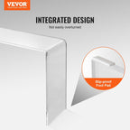 VEVOR Acrylic Console Table, Clear Acrylic End Table, Transparent Acrylic Side Table 38.2x15x29.3 inch, for Foyer, Living Room, Dining Room - Comfortable Living Decor