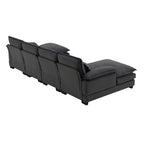 [VIDEO provided] [New]109.8*55.9" Modern U - shaped Sectional Sofa with Waist Pillows - Comfortable Living Decor