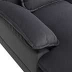 [VIDEO provided] [New]109.8*55.9" Modern U - shaped Sectional Sofa with Waist Pillows - Comfortable Living Decor