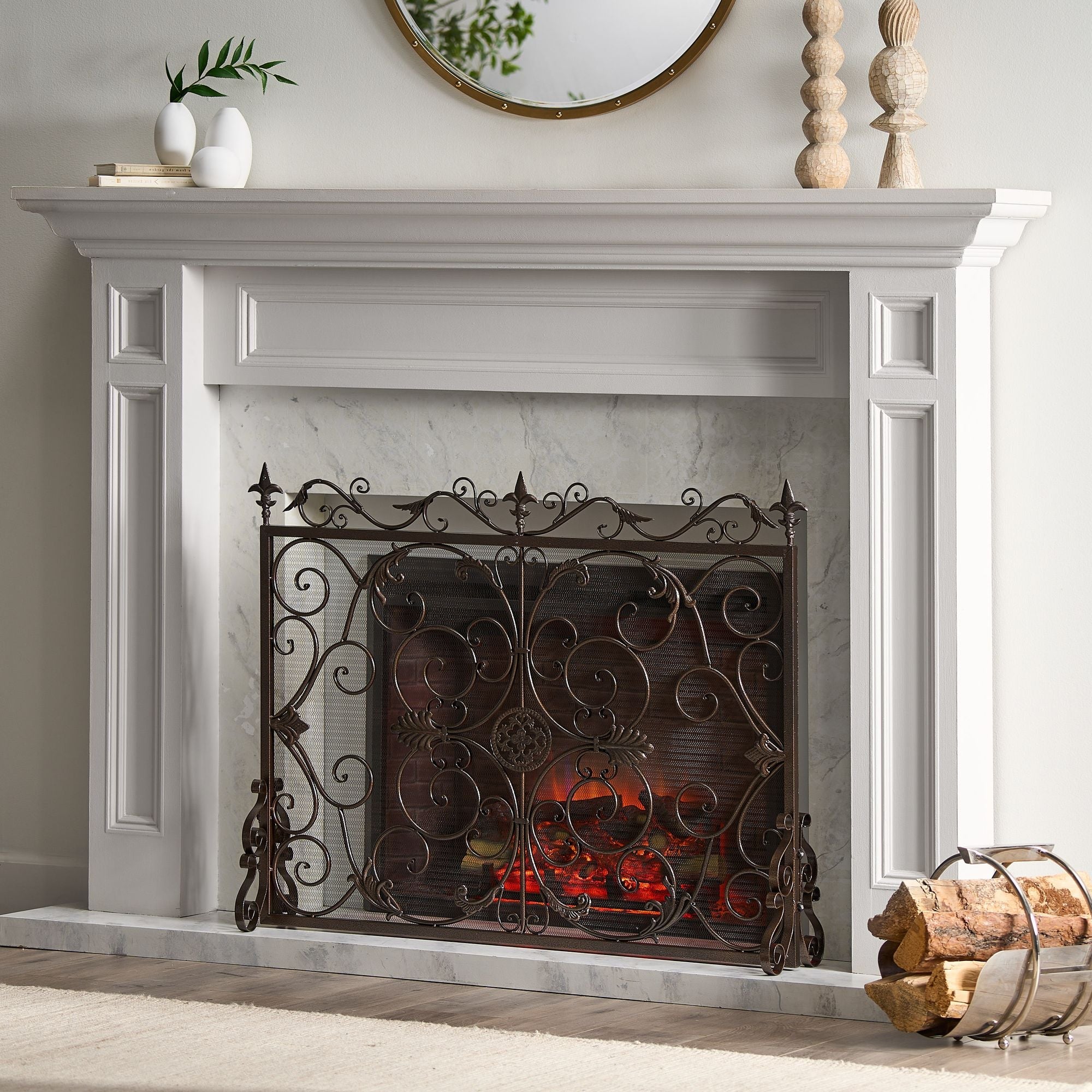 WILMINGTON FIREPLACE SCREEN - Comfortable Living Decor