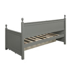 Wood Daybed with Three Drawers ; Twin Size Daybed; No Box Spring Needed ; White - Comfortable Living Decor