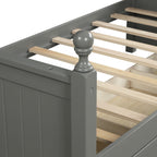 Wood Daybed with Three Drawers ; Twin Size Daybed; No Box Spring Needed ; White - Comfortable Living Decor